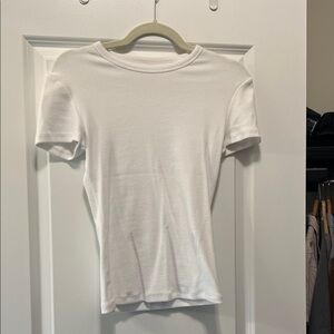 Abercrombie & Fitch White Short Sleeve Tee